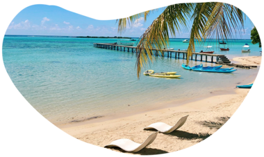 Air Tahiti Nui plage de Haapiti Moorea