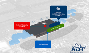 Airport 3D Map - PPT Tahiti