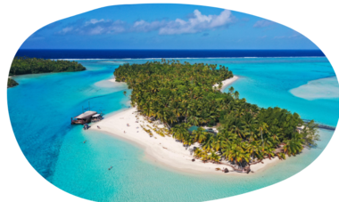 One Foot Island Aitutaki Cook Island 