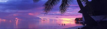 Air Tahiti Nui Rangiroa Sunset GLeBacon